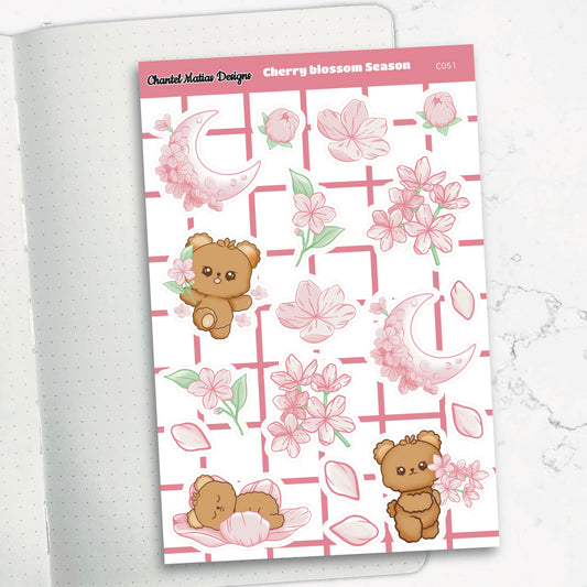 Cherry Blossom Season Sticker Sheet