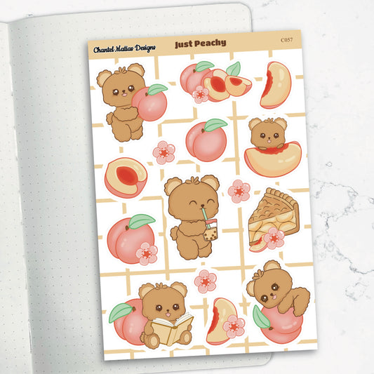 Just Peachy Sticker Sheet