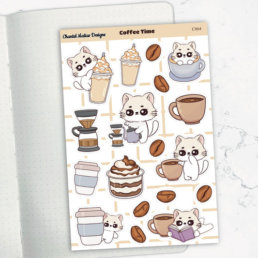 Coffee Time Sticker Sheet