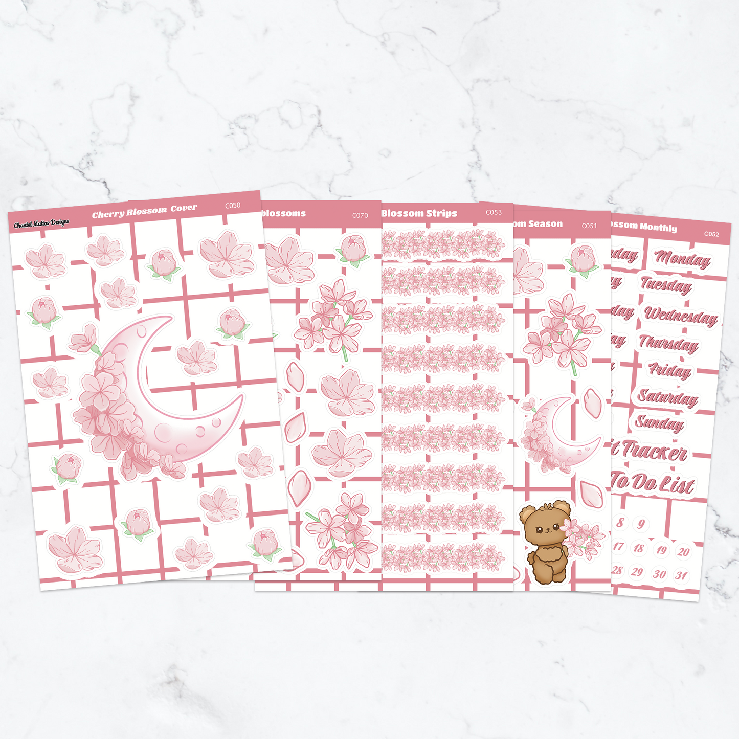 Cherry Blossom Sticker Kit