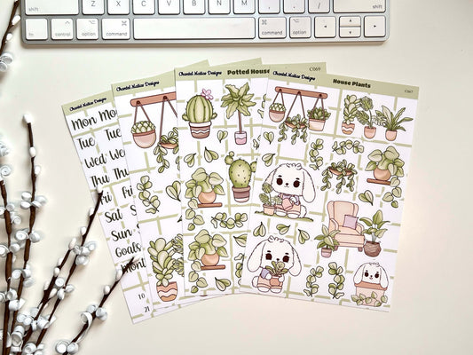 Plant Journal Sticker Kit