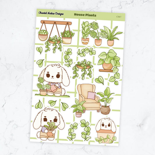 Houseplant Sticker Sheet