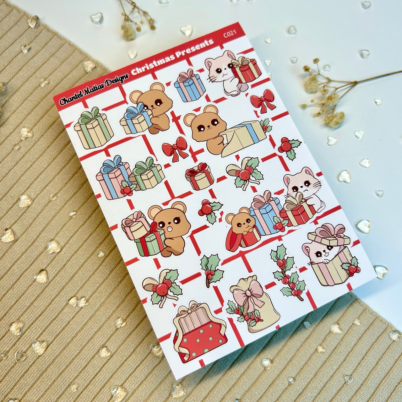 Christmas Presents Sticker Sheet