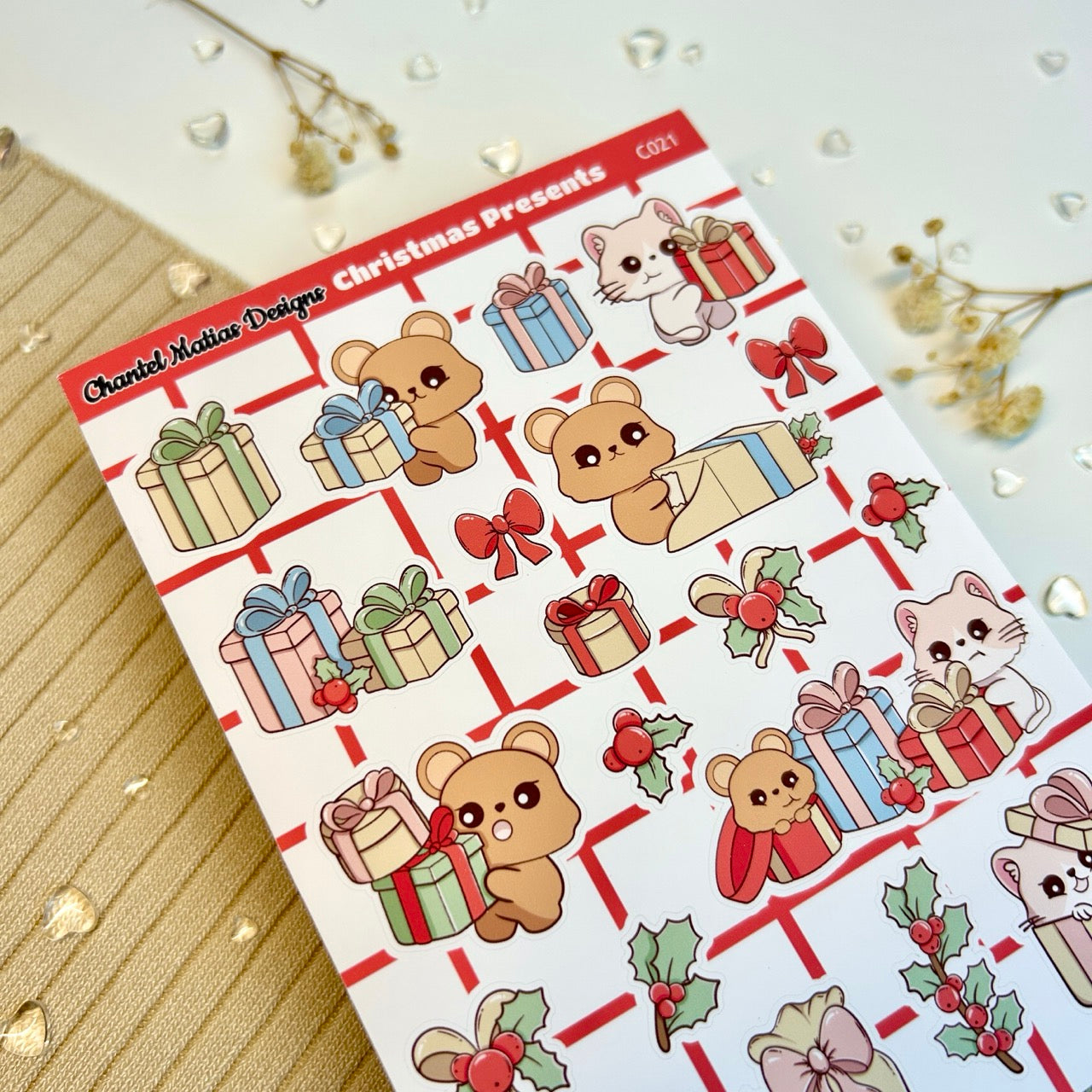 Christmas Presents Sticker Sheet