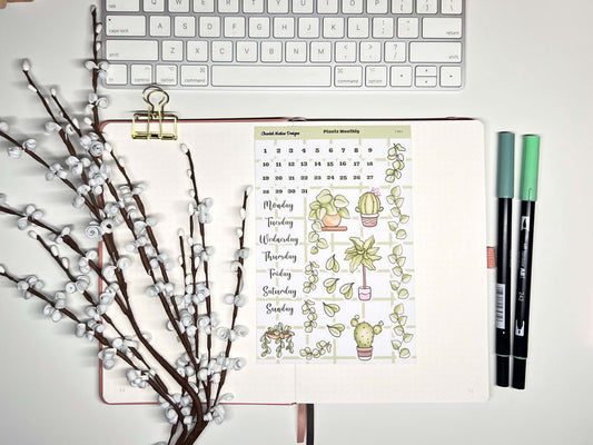 Plant Calendar Sticker Sheet
