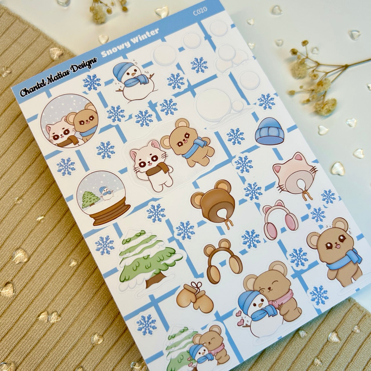 Snowy Winter Sticker Sheet