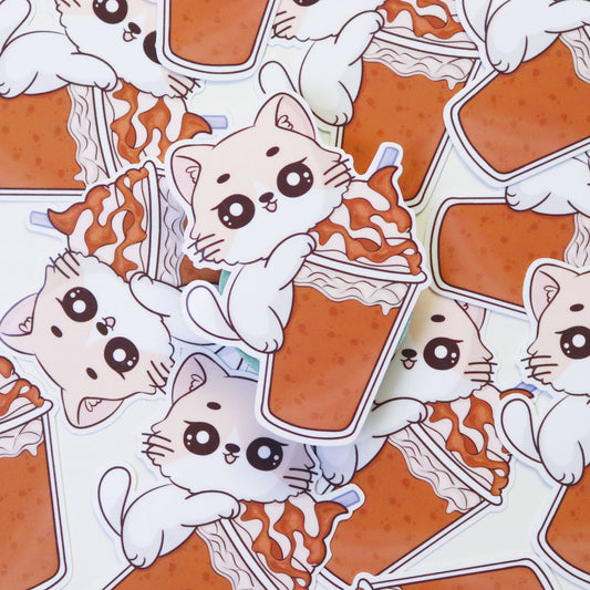 Kitty’s Chocolate Milkshake Sticker