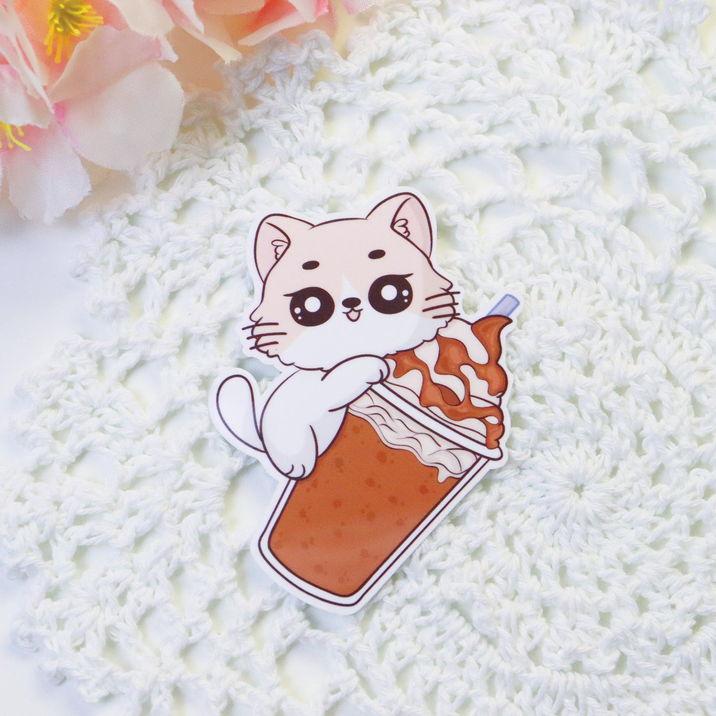 Kitty’s Chocolate Milkshake Sticker