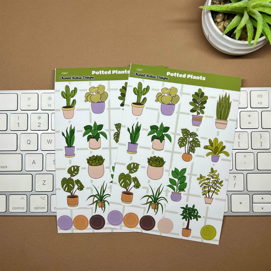 Planner Sticker Plant - Chantel Matias Designs